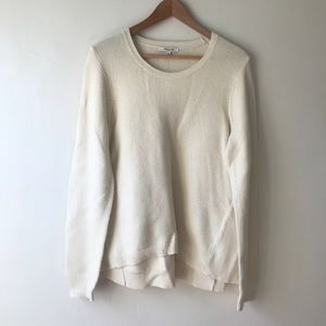 Madewell Sweater Riverside Texture Ivory XL NWT